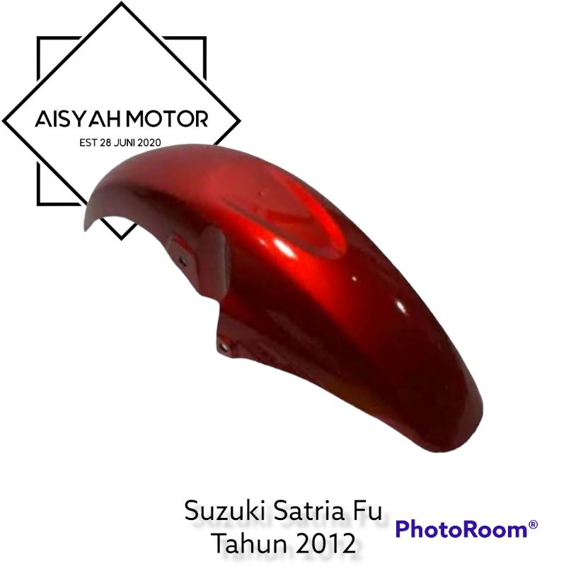 Spakbor Depan Suzuki Satria FU Warna Merah Tahun 2012