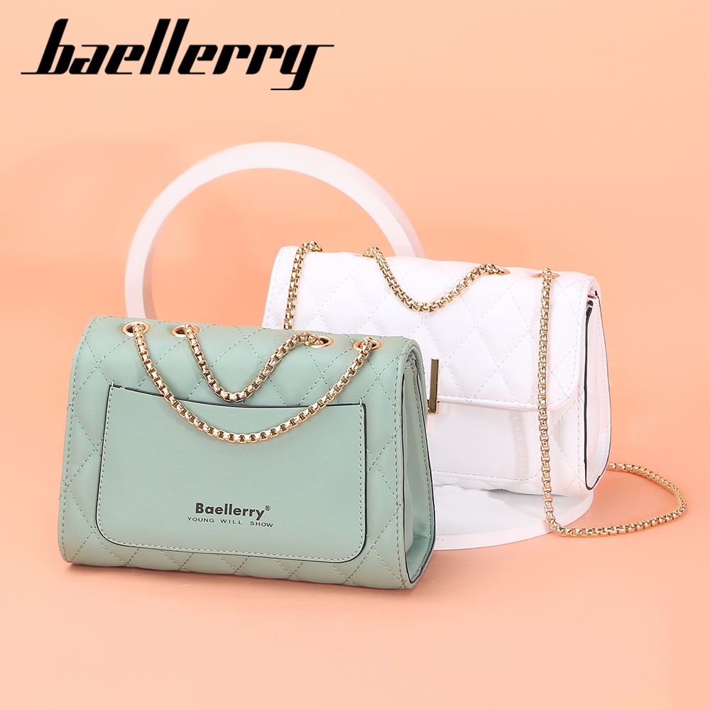 BAELLERRY N3240 Tas Selempang Wanita Bahan Kulit PU Leather Premium WATCHKITE WKOS