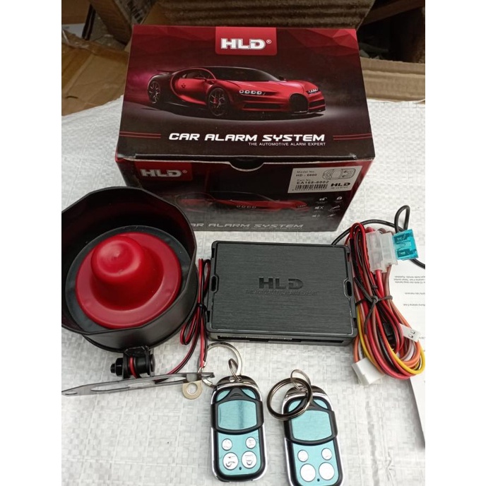 Alarm Mobil Merk Hld Premium Remote Remot /Car Alarm System Kunci Hld