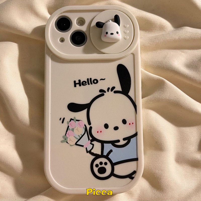 Soft Case Tpu Motif Kartun Boneka Pachacco 3D Untuk IPhone 11 13 12 Pro Max 7 Plus XR 8 Plus 11 Pro Max X XS Max