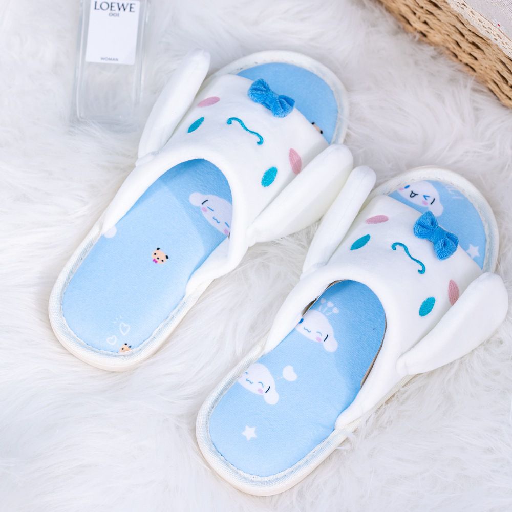 SANDAL RUMAH CINNAMOROLL MELODY KUROMI BADTZMARU HELLO KITTY POMPOMPURIN POCHACCO DOG SEPATU KAMAR SELOP IMPOR