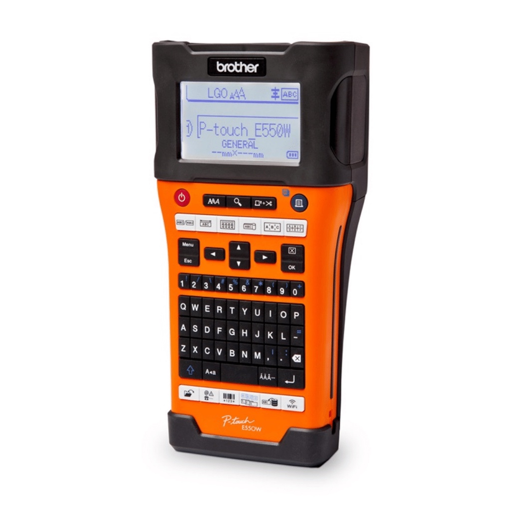 

BROTHER PT-E550W PRINTER LABEL TZE, ELECTRICIAN MODEL HANDHELD, UP TO 24MM WARANTY 3TAHUN REPLACEMENT PT-7600