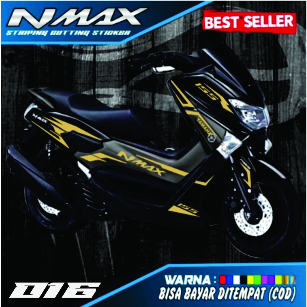 STICKER NMAX LAMA STRIPING NMAX OLD LIS BODY NMAX 016