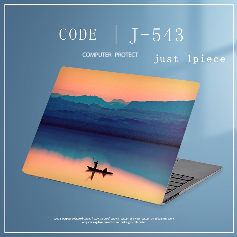 1pc Universal Custom Pola COD Stiker Cover Laptop Untuk Dell Inspiron14 3000 5000 3558 3576 7577 Vostro 5471inspiron 5370 Skins Painting Notebook Stickers