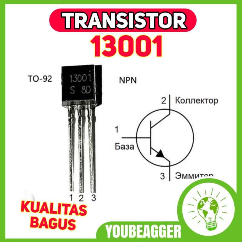 Transistor MJE 13001 NPN