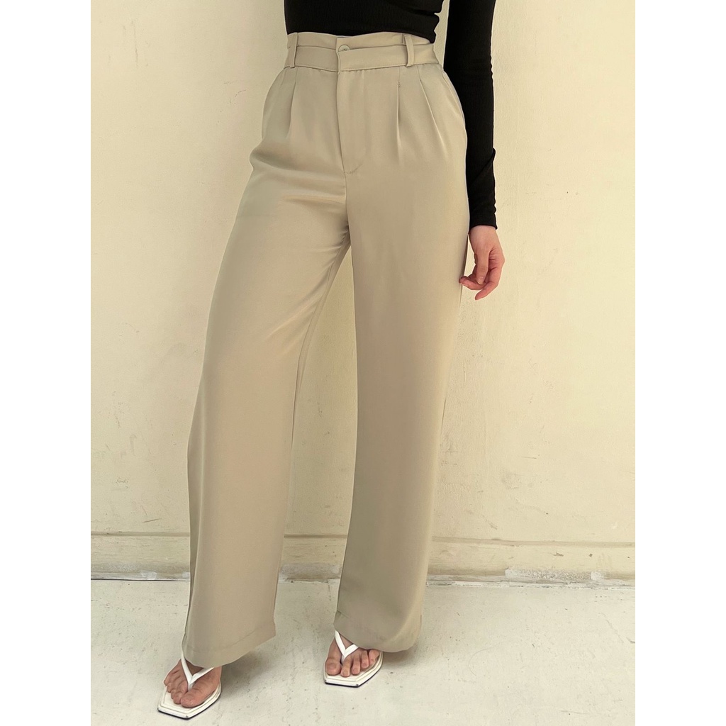 POTTIE - Tory Cullotes Pants - Long Culottes High Waist