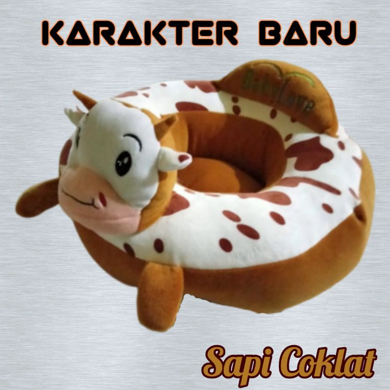 Sofa Bayi Karakter - Alat Bantu Belajar Duduk Bayi 3-12 bulan | Terlaris Original Sofa duduk bayi