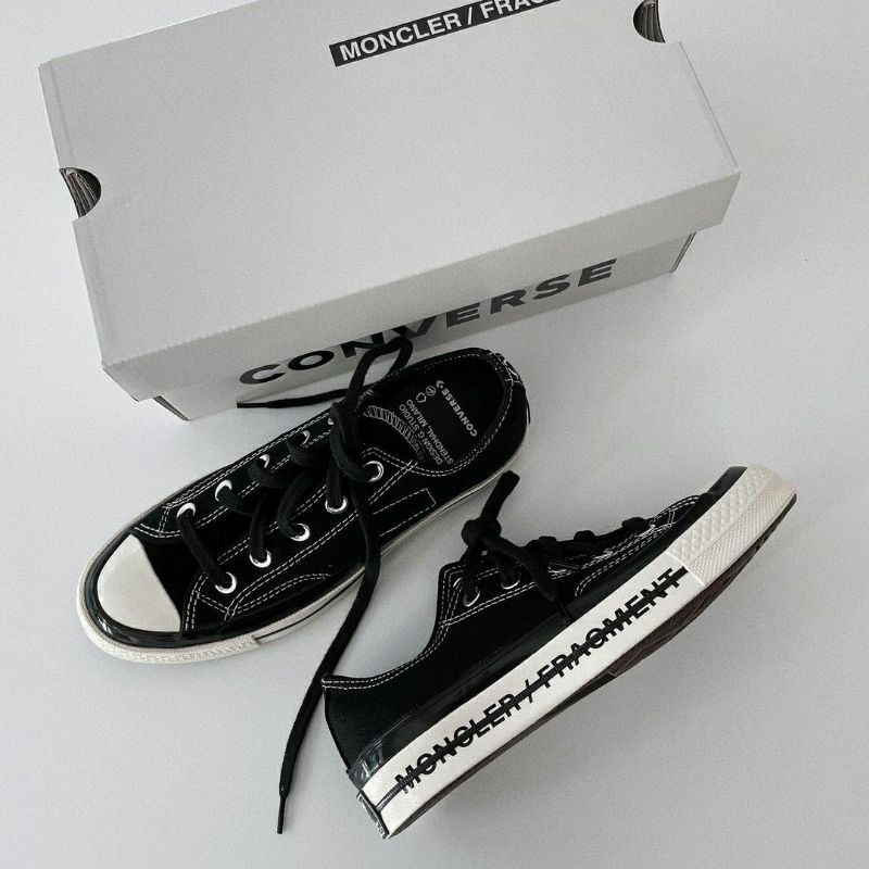CONVERSE x 7 MONCLER Genius x FRAGMENT Design Chuck Taylor All Star 70 Ox Black Voll. II