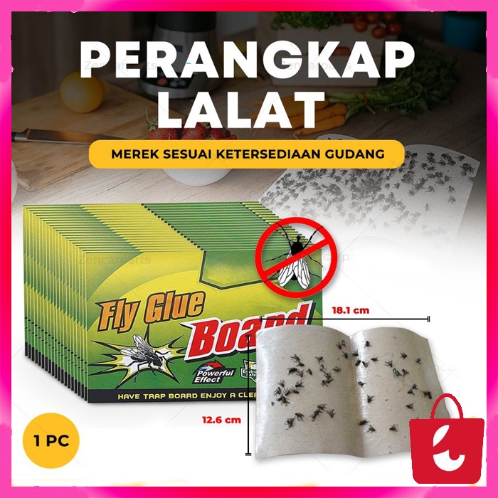 ✅ 100% Ampuh Perangkap Lem Lalat Kertas Papan Glue Pad Serangga Pest Sekali Pakai Jebakan Racun Lalat Kertas Sekali Pakai Glue Pad Kecoa Cicak