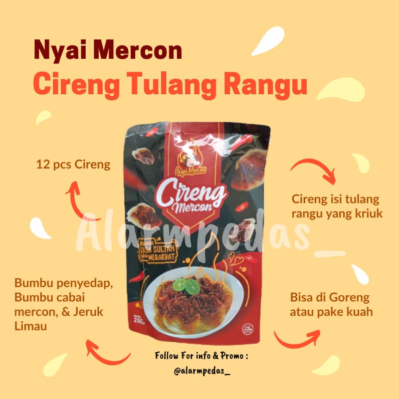 Jual Cireng Mercon Tulang Rangu Nyai Mercon Shopee Indonesia