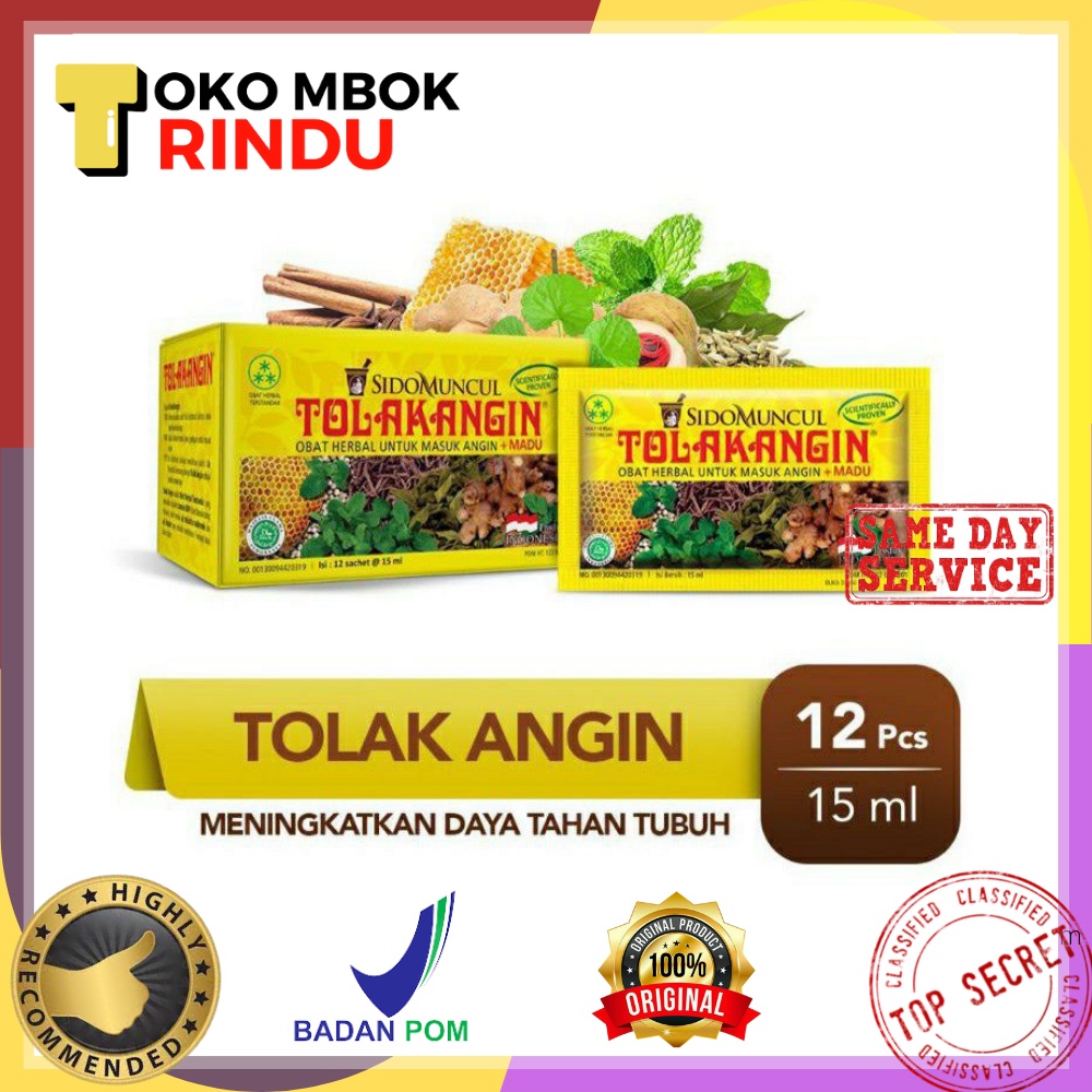 TOLAK ANGIN CAIR Isi 12 Sachet Murah Grosir 1 Box