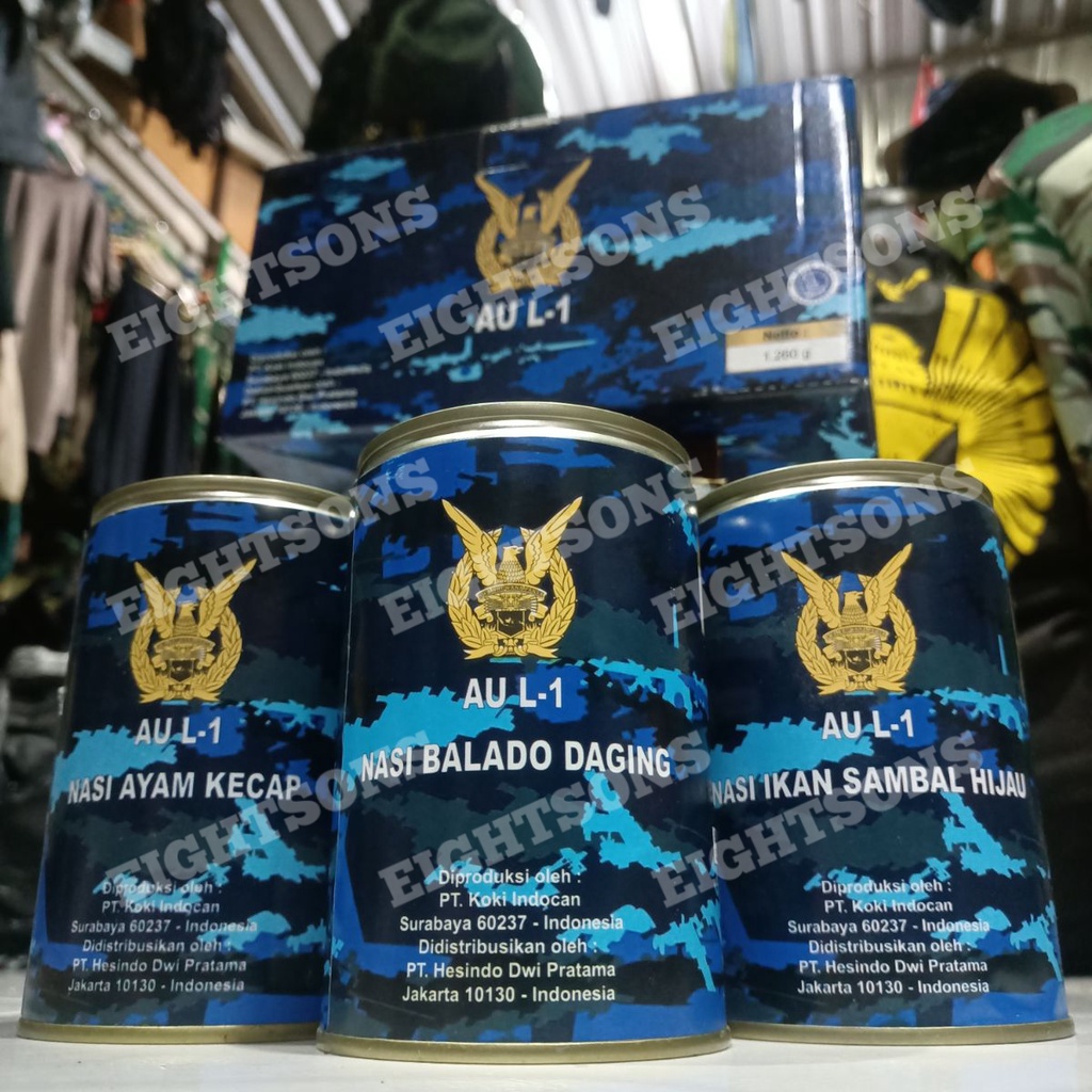 1 KARTON (12 BOX) Ransum TNI-AU 1kerton siap saji siap makan makanan tambahan makanan instan Promo 1