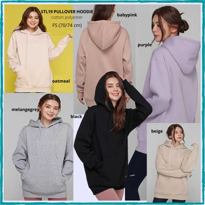 Hoodie Branded Wanita - STL19 PULLOVER HOODIE