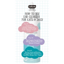 CATURE PureLab Series Ear Cleanser 120mL For Cats &amp; Dogs - Pembersih Telinga Anjing &amp; Kucing