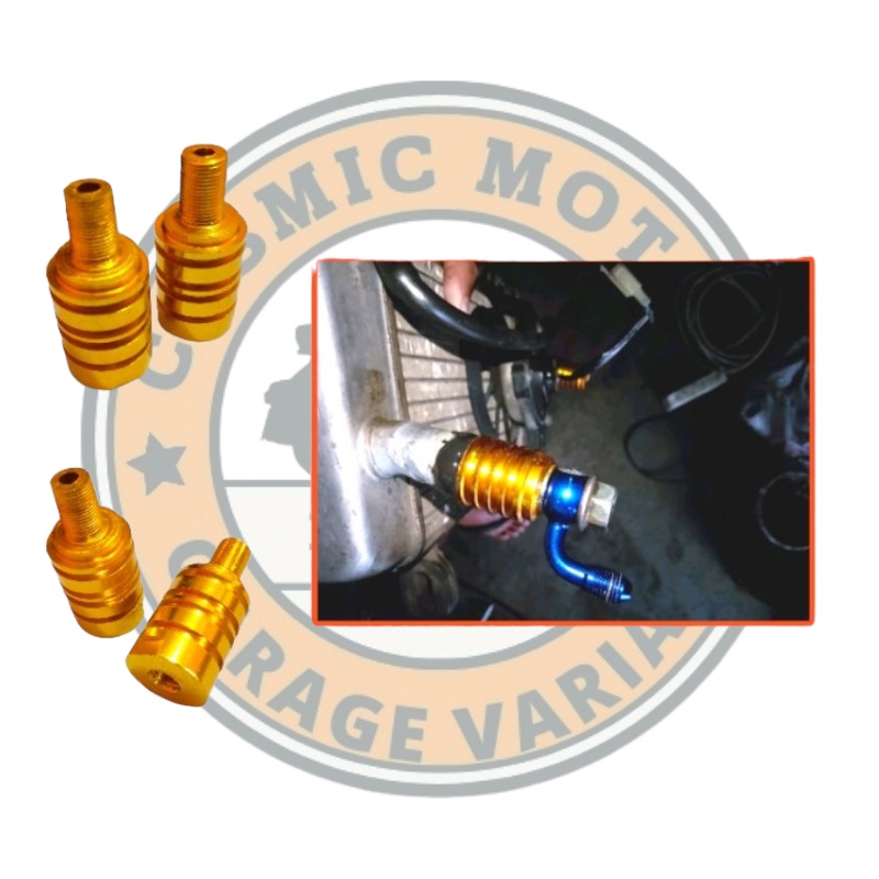 Nepel Oil cooler Satria FU 150 Adaptor Oil Cooler Satria FU CNC High Quality