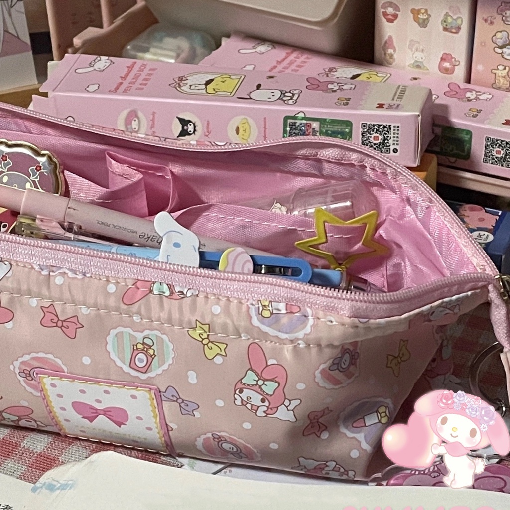 ﺴ№✁Sera kartun Sanrio Melody kotak pensil lucu bernilai tinggi gadis Jepang kotak pensil berkapasitas besar