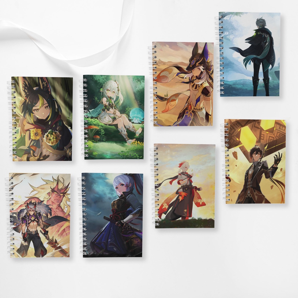 

Note Book Spiral Large (10 cm X 14 cm) Edisi Genshin Impact