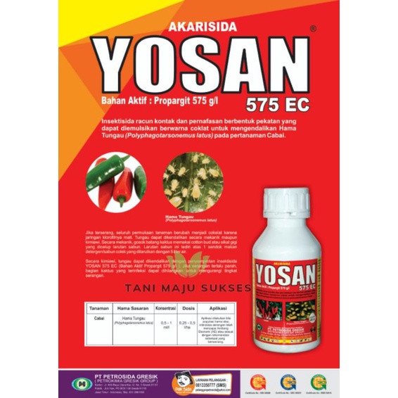 YOSAN 575 EC (kemasan 400 ml)