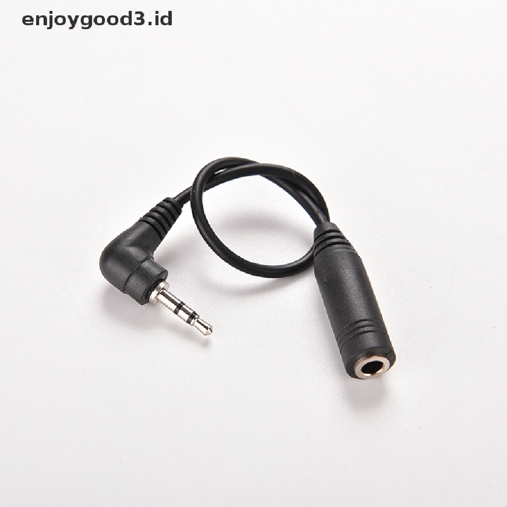 Adapter Converter Jack Stereo AUX Audio TRS 2.5mm Male Ke 3.5mm Female