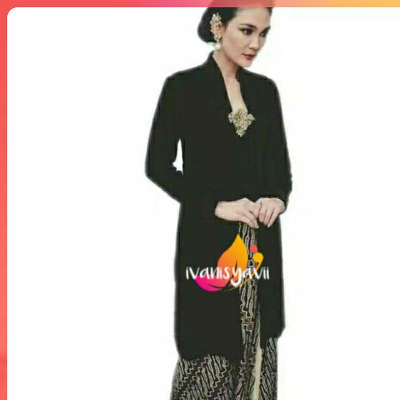 Kebaya Bludru Kutu Baru ModeL LUNA MAYA/ Body Panjang Kebaya Bludru