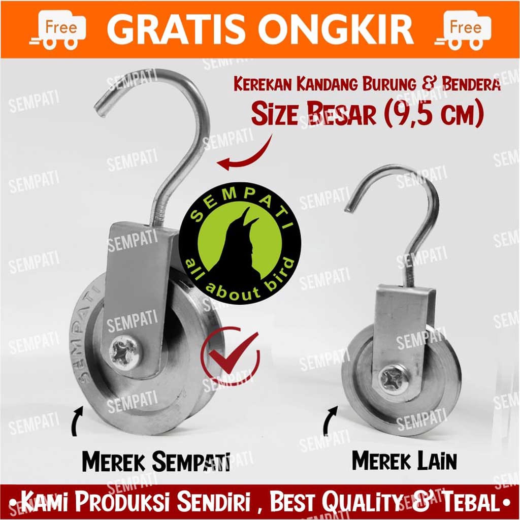 KATROL KEREKAN SANGKAR BURUNG PERKUTUT DAN LAIN LAIN KATROL KEREKAN KANDANG PERKUTUT