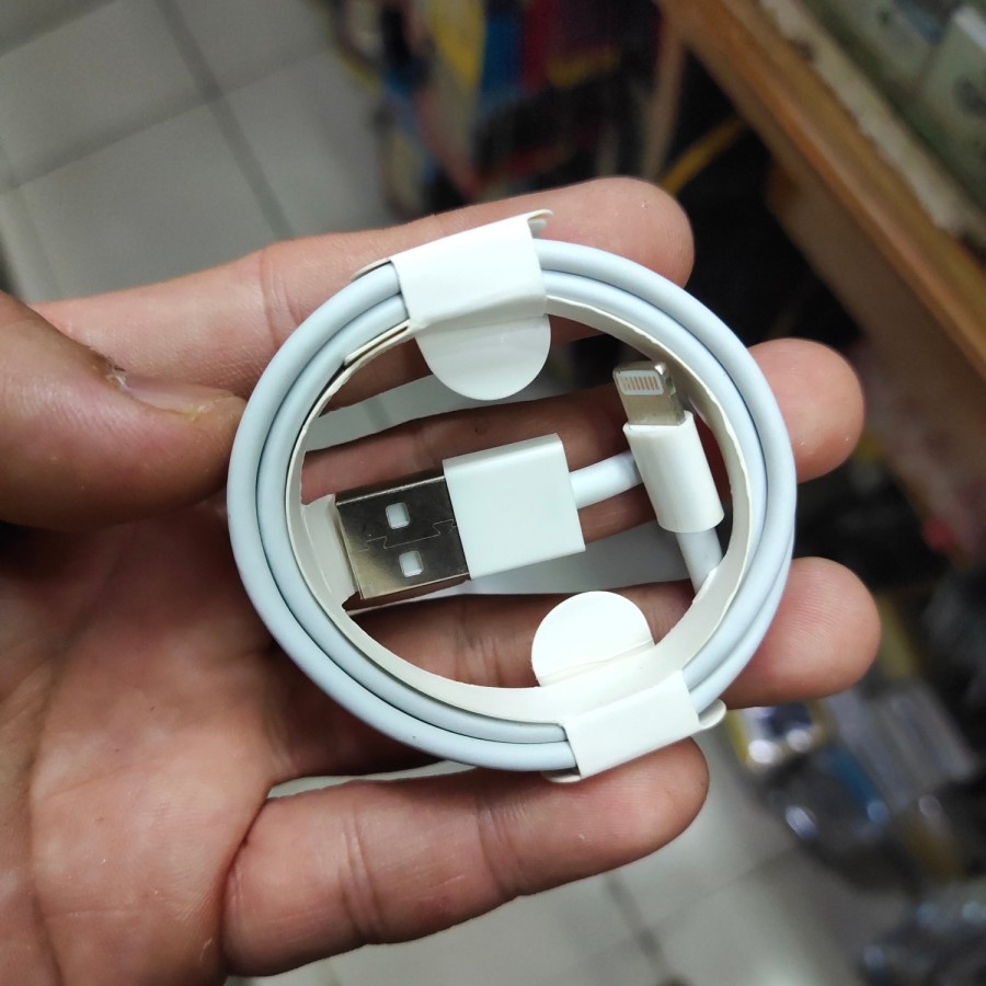 CHARGER LIGHTNING 1SET KABEL DATA + BATOK CHARGER MANTUL MURAH MERIAH