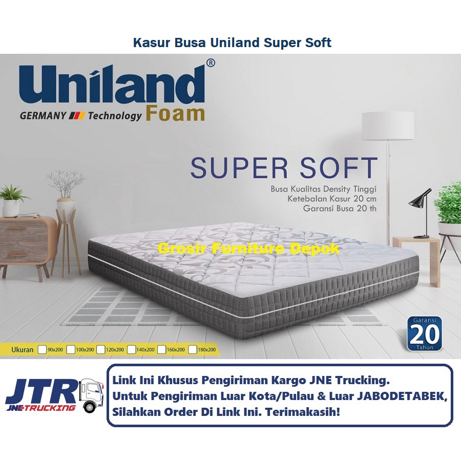 Kasur Busa Uniland Super Soft Ukuran 180x200 (Khusus Kargo)