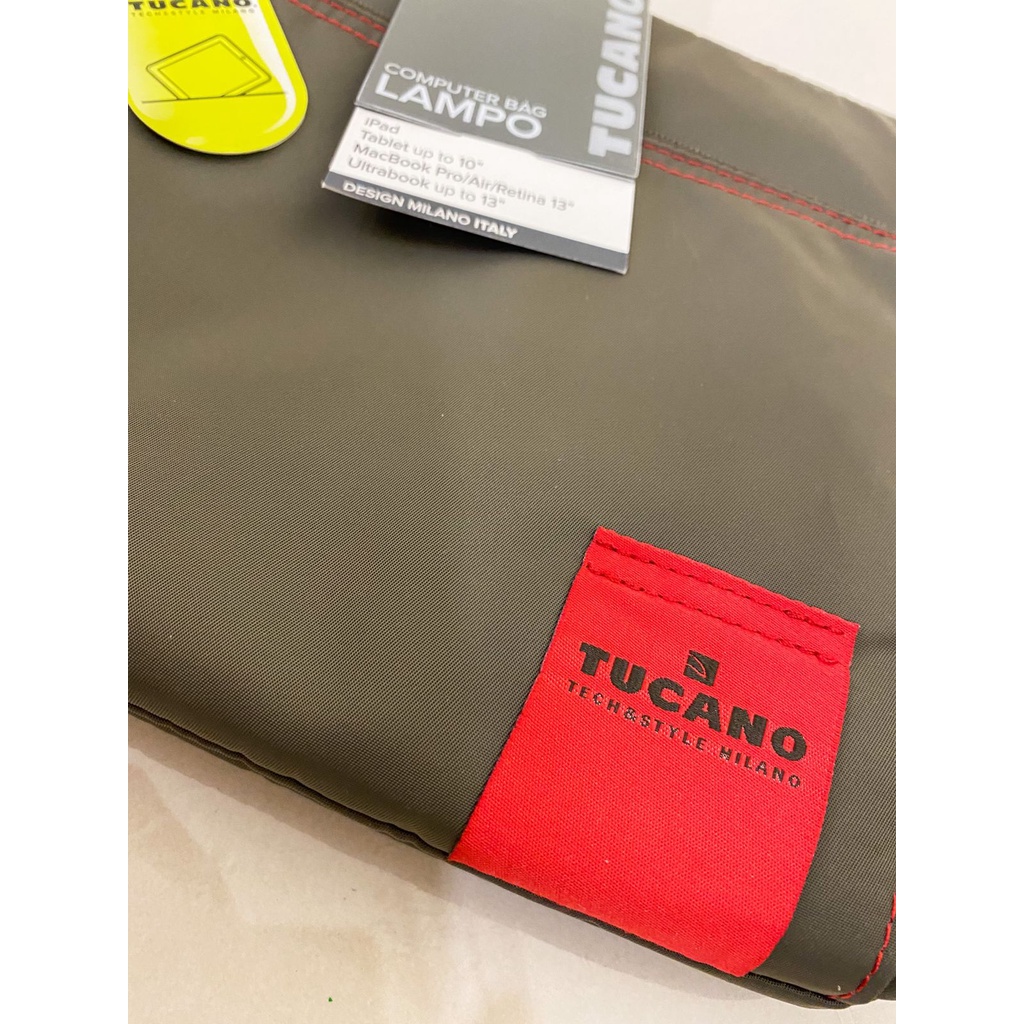 Tucano Slim Bag for 13&quot; MacBook and iPad Pro Tucano Lampo Orange - Tas Laptop