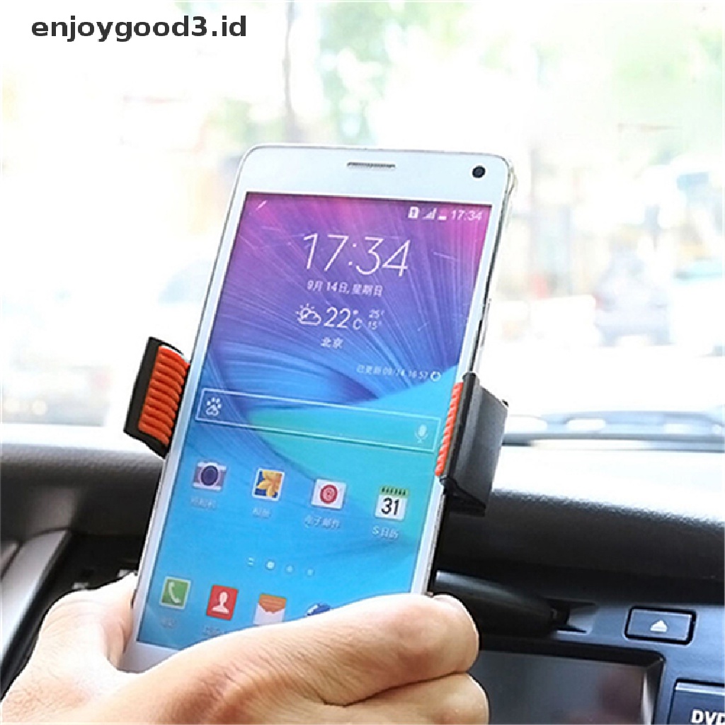 ^ Rready Stock ^ 360 Derajat° Stand Holder Slot CD Mobil Untuk iPhone / Samsung / Smartphone / GPS