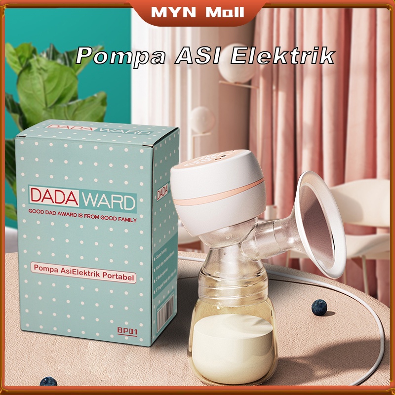 DADAWARD Pompa ASI Elektrik Portable/ Tanpa Rasa Sakit Painless Rechargeable Single Electric Breast Pump/Alat Pompa Asi  Otomatis BPA Free/ Pompa ASI Elektrik Tanpa Kabel Breast