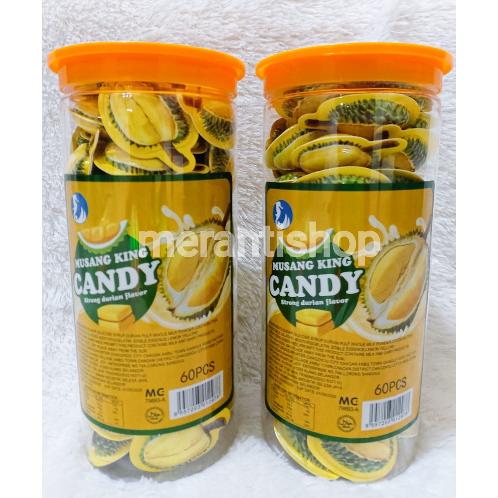 

Permen Durian Musang King isi 60pcs / Permen Durian / Permen Lunak