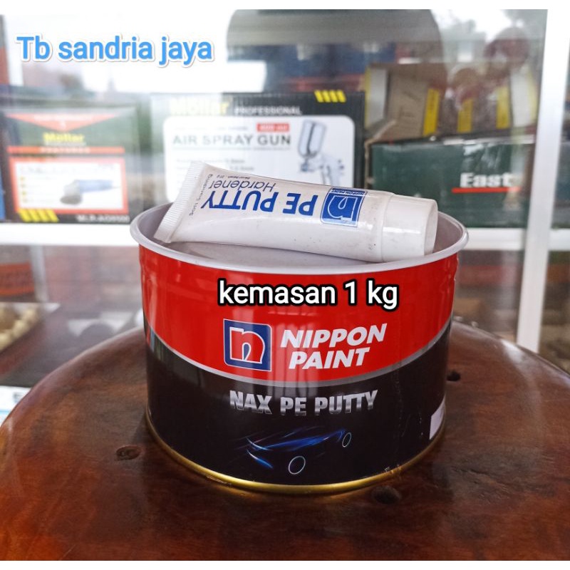 dempul plastik/dempul mobil/dempul halus nax nippon kemasan 1 kilo