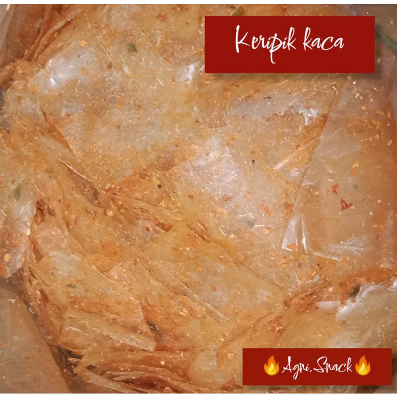 

keripik kaca extra pedas kemasan 250gram