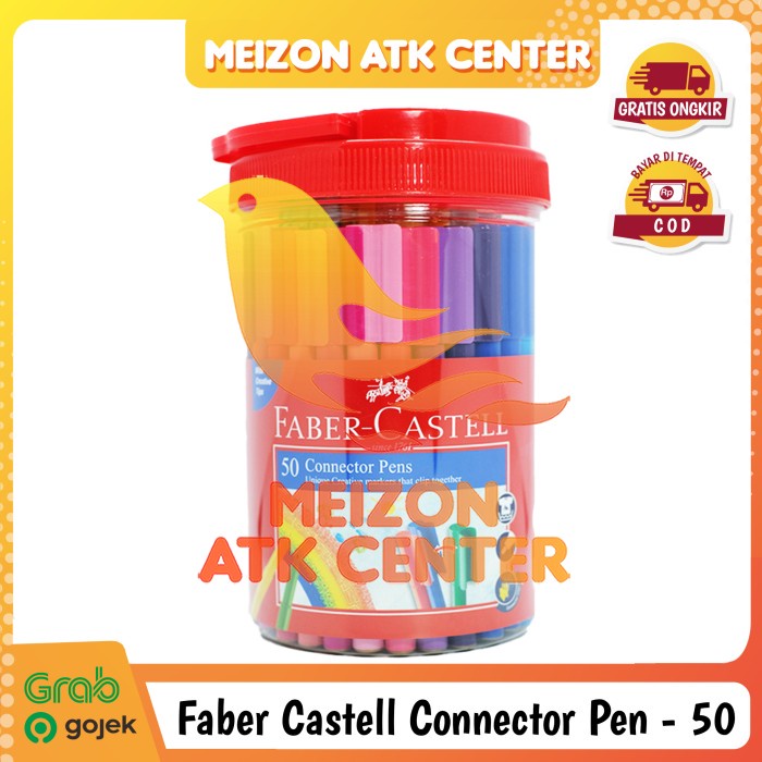 

Faber Castell Connector Pen 50 Colors Spidol Warna Atk Murah