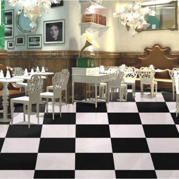 KIA Granit Super Black 60x60 Kw1 Granit Hitam Polos Double Loading