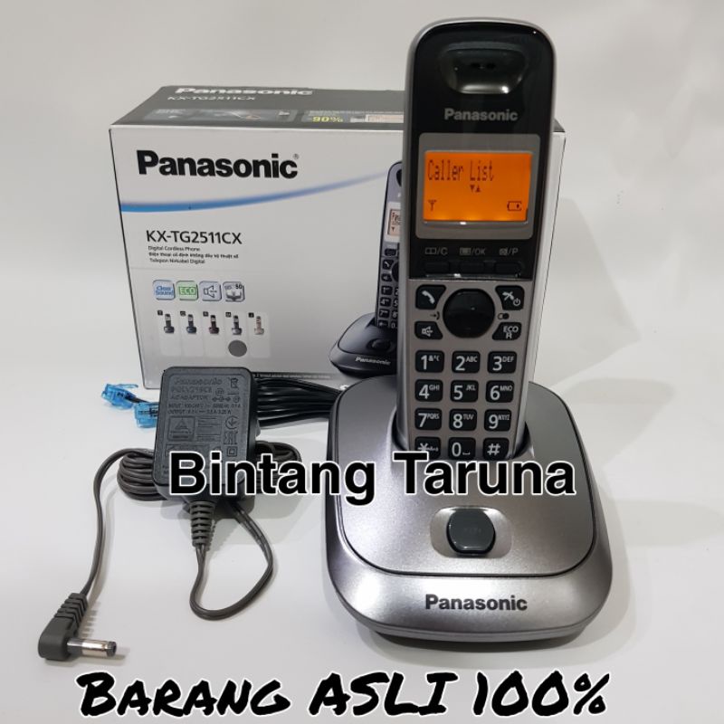 Wireless Phone Panasonic KX-TG2511 Telepon Panasonic KX-TG2511 Pesawat Telepon Nirkabel Panasonic