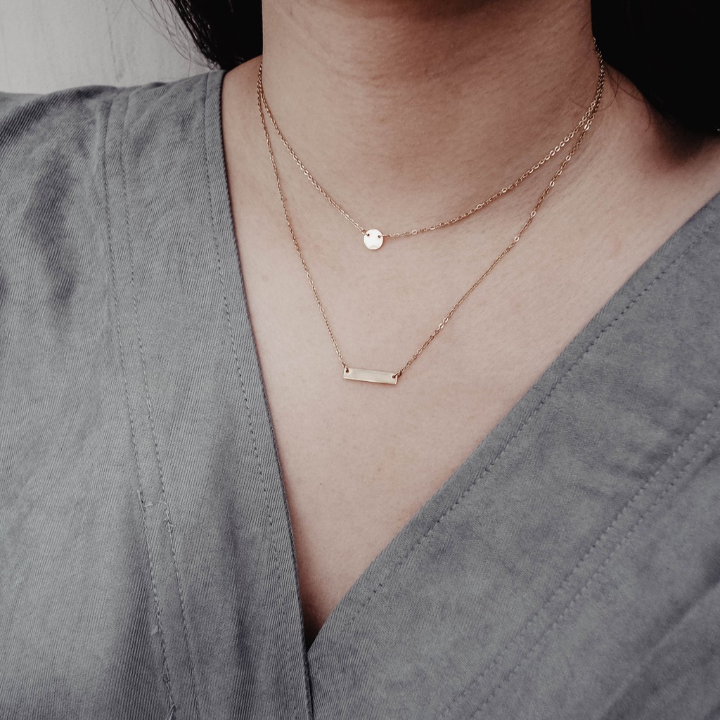 PREMIUM ELEANOR NECKLACE (STAINLESS STEEL + 18K GOLD PLATED) - ANTI KARAT