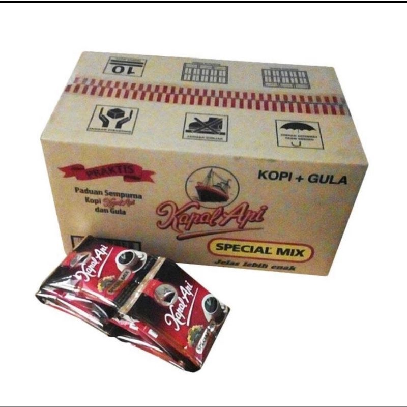 1 DUS Kopi KAPAL API Mix 1 DUS Kopi Plus Gula Kopi Gula Kopi Hitam Plus Gula