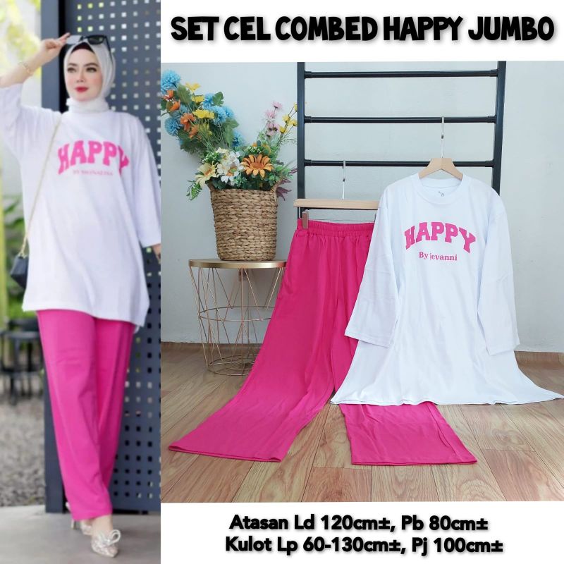 SET KULOT JEANS  CAEGO KAOS COMBEDB OVERSIZE POLOS RAINBOW //SETELAN KAOS COMBED 20S PREMIUM JUMBO // BLOUSE SET WANITA CASUAL TERBARU