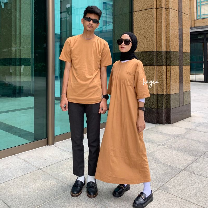 Nadiraa Couple by hagia (couple dress dan kaos pria)