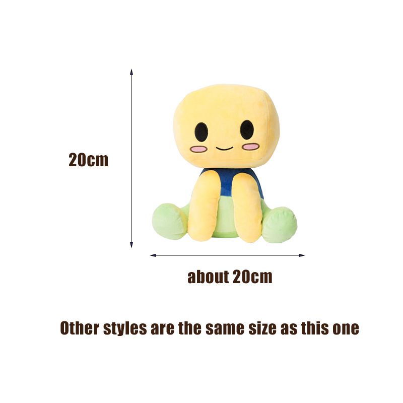 New 20cm  Blox Buddies Plush Toy Soft Stuffed Hug Doll Kids Baby Gifts Birthday Xmas