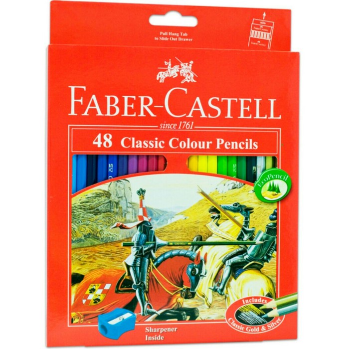 

pensil warna faber castell classic isi 48