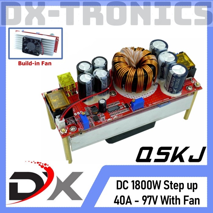 Power Supply High Power Dc-Dc Step Up Boost Module Stepup Converter 1800W 40A