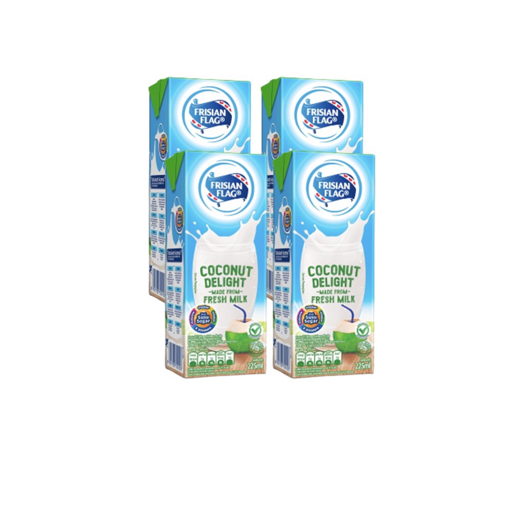 Promo Harga Frisian Flag Susu UHT Purefarm Coconut Delight 225 ml - Shopee