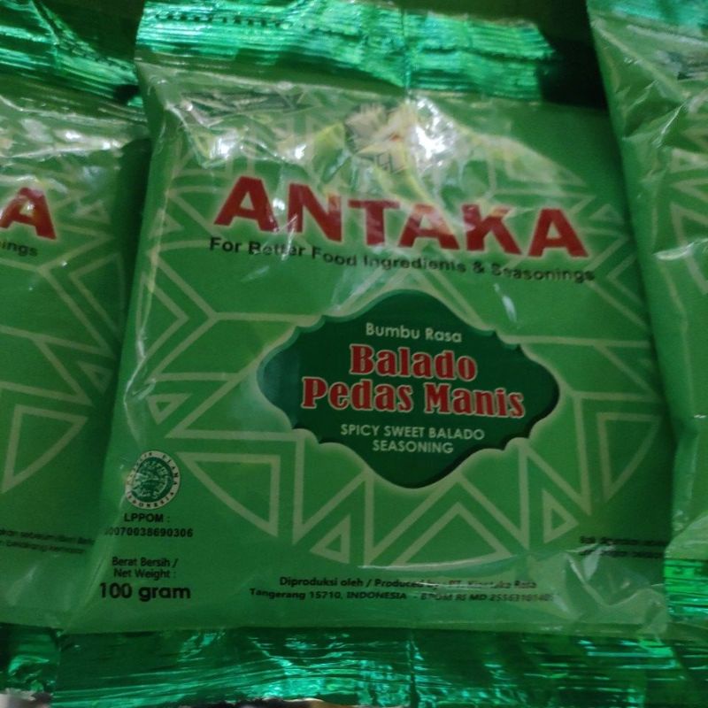 

Antaka Bumbu Tabur Rasa Balado pedas manis 100gr
