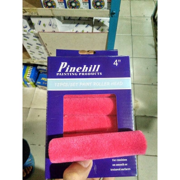 Roll Bulu Roll Kapal Pinehill Merah / Cat Minyak / Cat Kapal