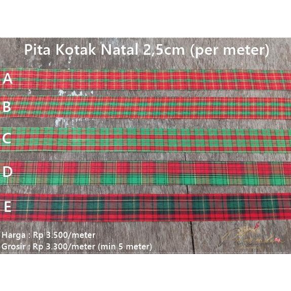 

NATL-280 : Pita Kotak Natal 2,5 cm (per meter)