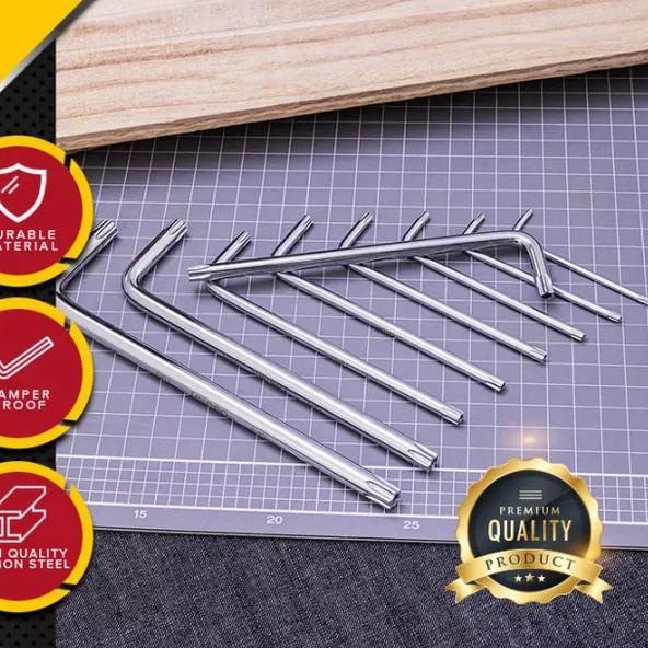 Jual Deli Hex Key Sets Kunci L Set Bentuk Panjang Pcs Perkakas Dl X Bintang T T