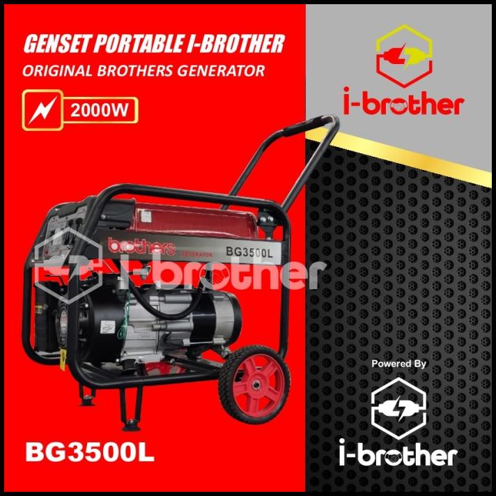 Genset Bensin 2000 W | Brother Bg 3500 L | Copper | Garansi 3 Bulan