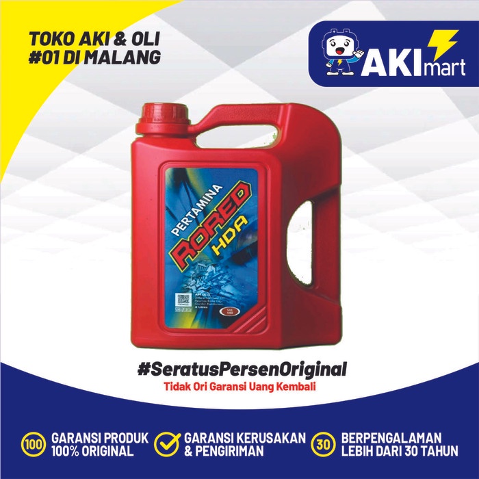Pertamina Rored HDA 140 5 Liter Oli Transmisi